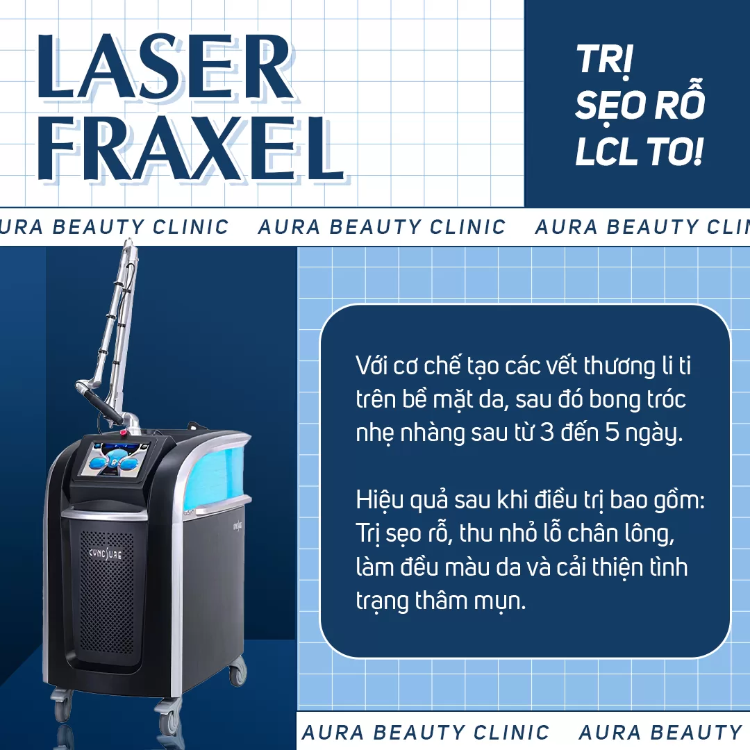 chăm sóc da - laser fraxel